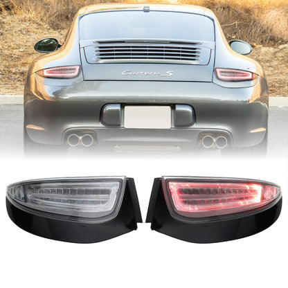 2009-2012 Porsche 911 Carrera 997 LED Light Bar Clear Tail Made By Depo