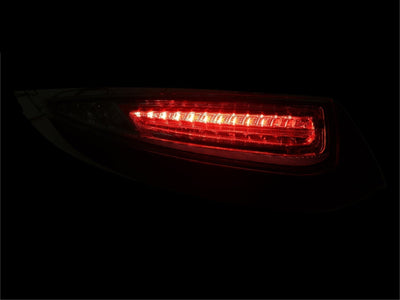 2009-2012 Porsche 911 Carrera 997 LED Light Bar Clear Tail Made By Depo