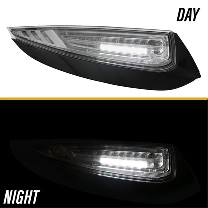 2009-2012 Porsche 911 Carrera 997 LED Light Bar Clear Tail Made By Depo
