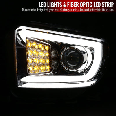 Spec-D 14-21 Tundra LED Signals Headlights Chrome