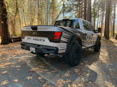AlphaRex 15-20 Ford F150 PRO-Series LED Tail Lights Jet Black