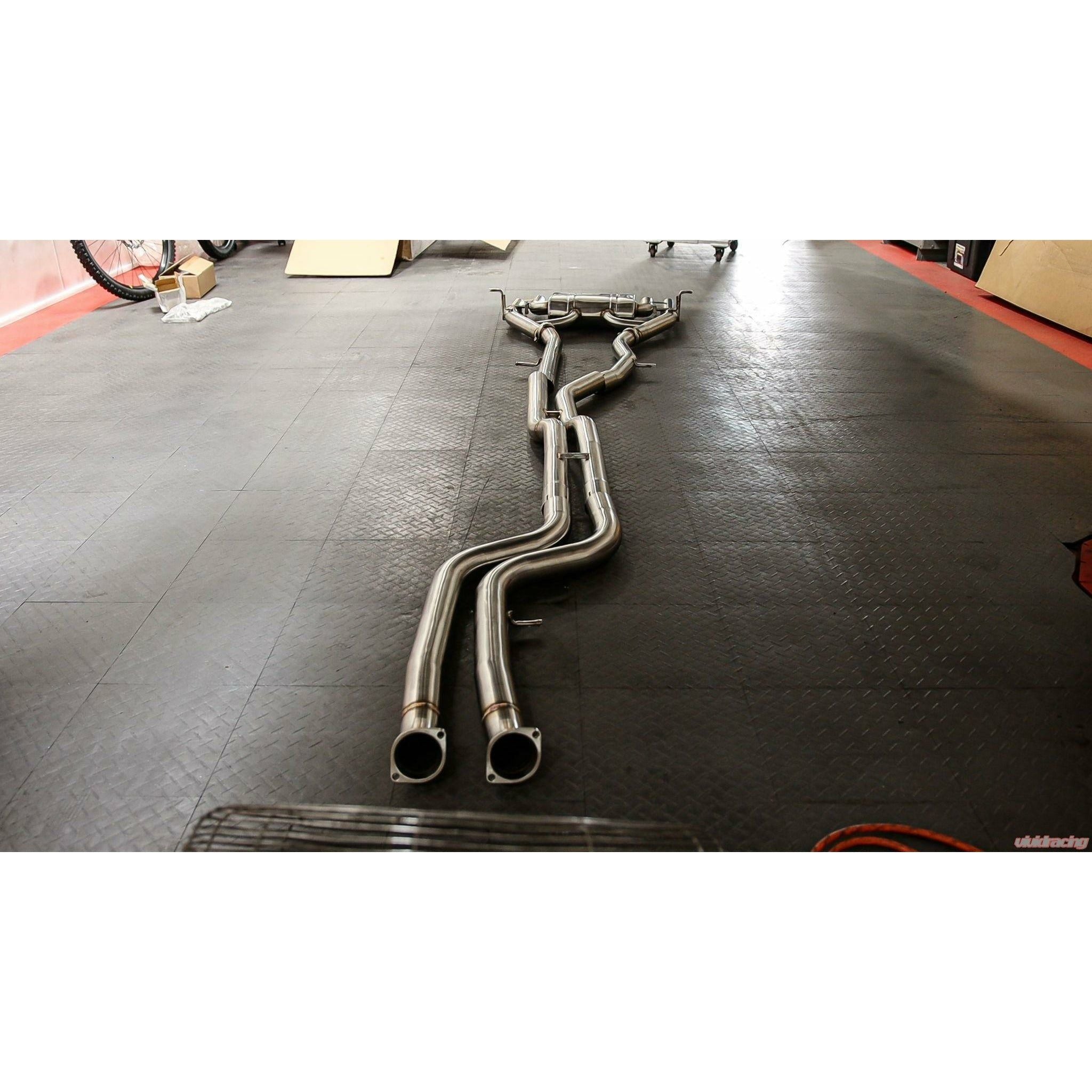 2015-2020 BMW M3 | M4 F8x | Satinless Steel Valvetronic Exhaust System with Carbon Tips