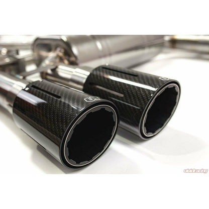 2015-2020 BMW M3 | M4 F8x | Satinless Steel Valvetronic Exhaust System with Carbon Tips