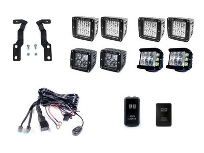 Low Profile Ditch Light Brackets Kit | Toyota Tacoma 2016-2023
