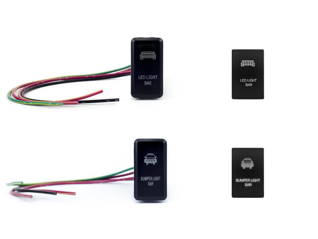 32" Lower Bumper Hidden LED Light Bar Kit | Toyota Tacoma 2016-2023