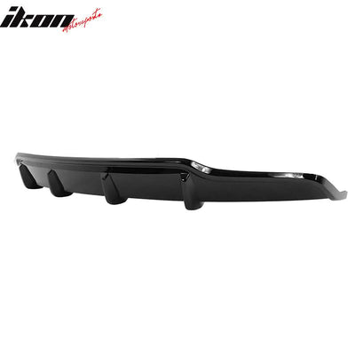 2017-2023 Tesla Model 3 Rear Bumper Lip Diffuser V Style #PBSB Black