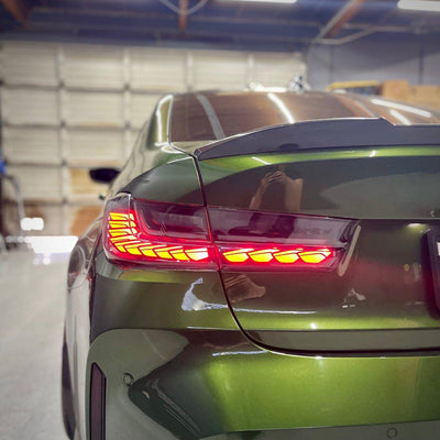 2019+ BMW G80/G20/G28 3 Series - GTS OLED STYLE TAIL LIGHTS - Factory Red
