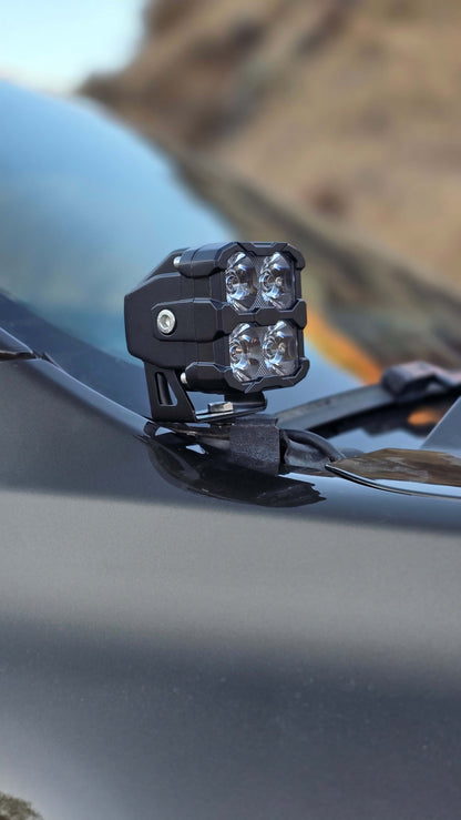 2024+ Ford Ranger Raptor Hood Mount/Ditch Lights - PRO