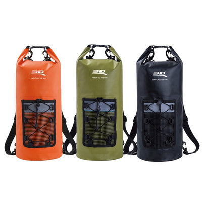 3D MAXpider Roll-Top Dry Bag Backpack - Army Green 6117-AG