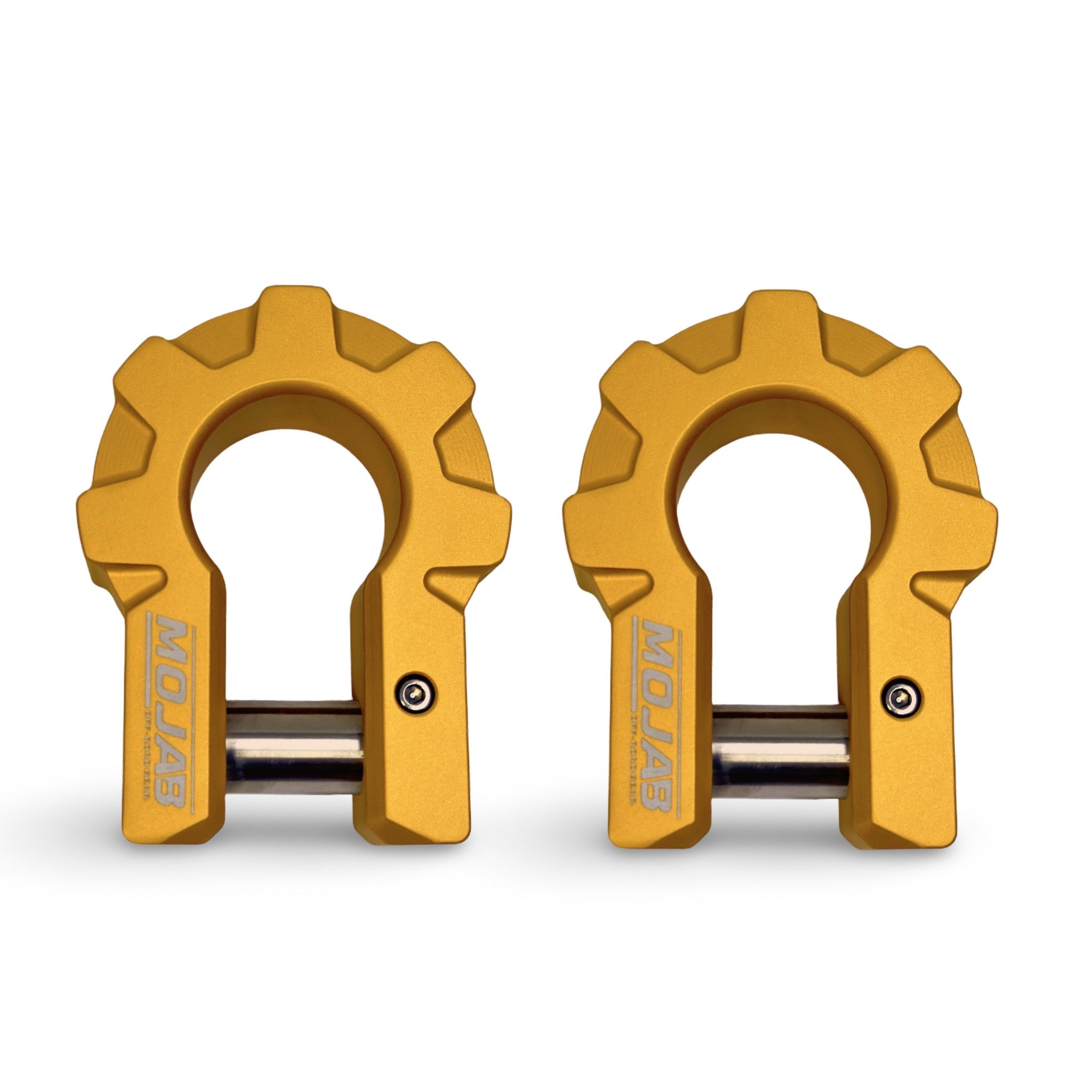 3/4'' Extreme duty Aluminum D-Shackle set (9T)-Ceramic coated (LIFETIME WARRANTY*)