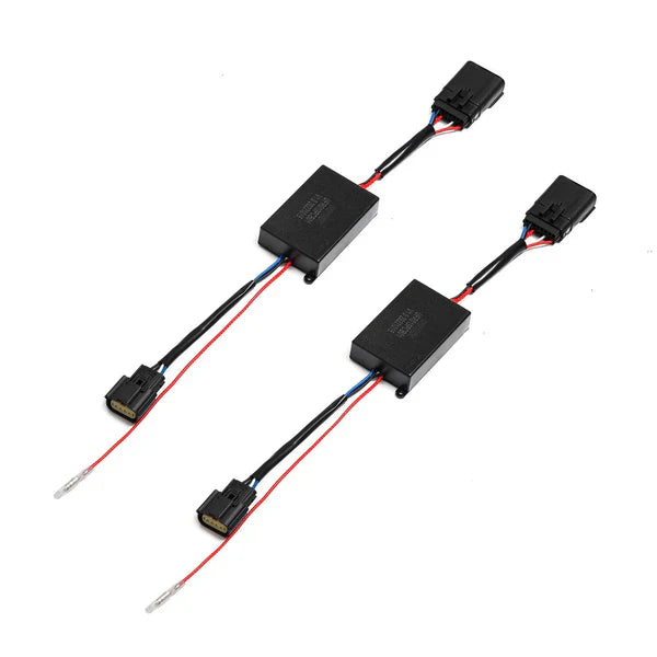 AlphaRex 21-22 Ford F-150 with Factory LED Reflector Headlights to AlphaRex Headlights Converters