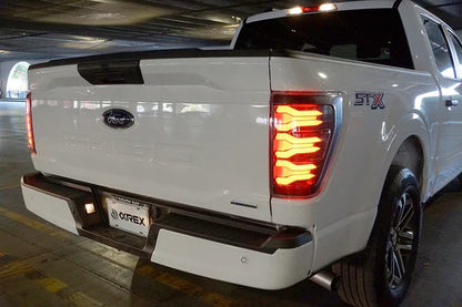 AlphaRex 21-23 Ford F150 LUXX-Series LED Tail Lights Alpha-Black