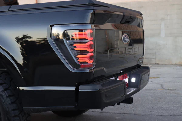 AlphaRex 21-23 Ford F150 LUXX-Series LED Tail Lights Alpha-Black