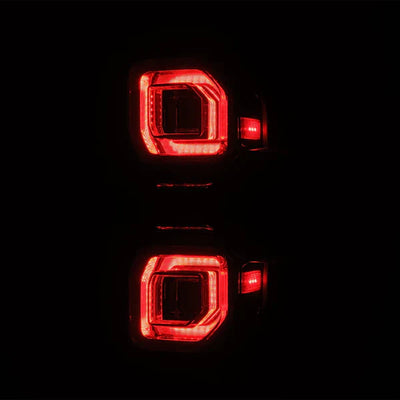 AlphaRex 21-25 Ford Bronco NOVA-Series Prismatic LED Tail Lights Black