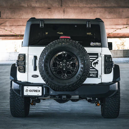 AlphaRex 21-25 Ford Bronco NOVA-Series Prismatic LED Tail Lights Black