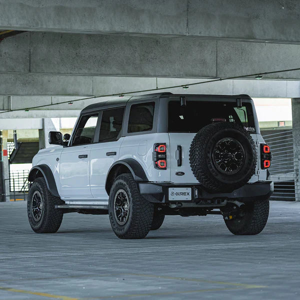 AlphaRex 21-24 Ford Bronco NOVA-Series Prismatic LED Tail Lights Alpha-Black