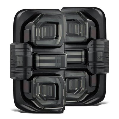 AlphaRex 21-24 Ford Bronco NOVA-Series Prismatic LED Tail Lights Alpha-Black