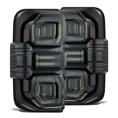 AlphaRex 21-24 Ford Bronco NOVA-Series Prismatic LED Tail Lights Alpha-Black