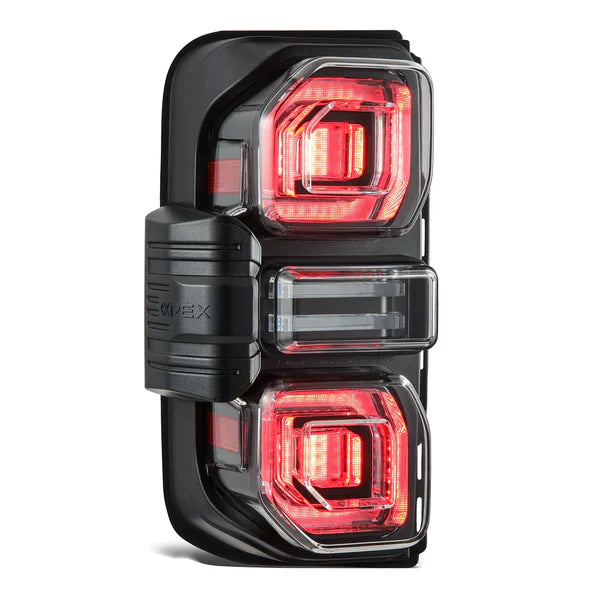AlphaRex 21-25 Ford Bronco NOVA-Series Prismatic LED Tail Lights Black