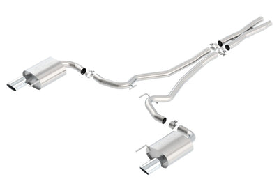 Borla Atak S Cat-Back 15-17 Ford Mustang GT 5.0L V8 MT/AT 2.5in pipe 4in tip 140591