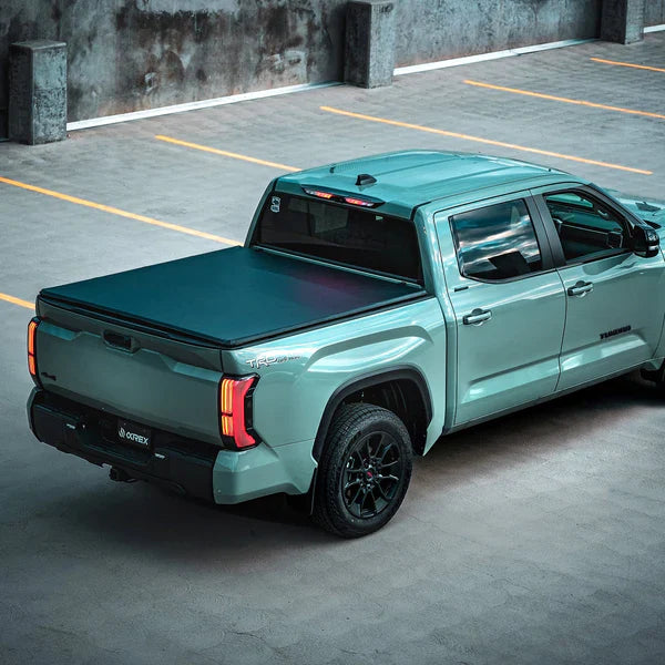 AlphaRex 22-25 Toyota Tundra NOVA-Series Prismatic LED Tail Lights Black Red