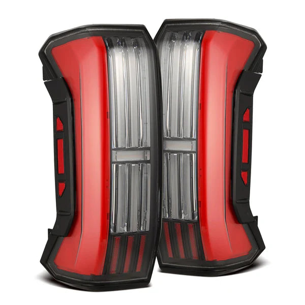 AlphaRex 22-25 Toyota Tundra NOVA-Series Prismatic LED Tail Lights Black Red