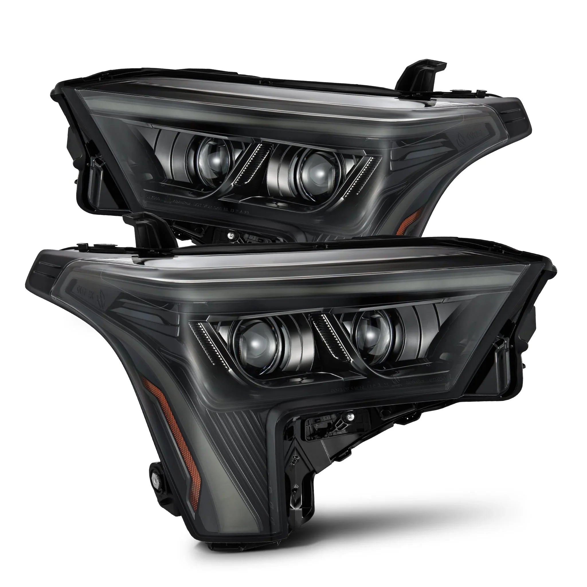 AlphaRex 22-25 Toyota Tundra/Sequoia LUXX-Series LED Projector Headlights Alpha-Black