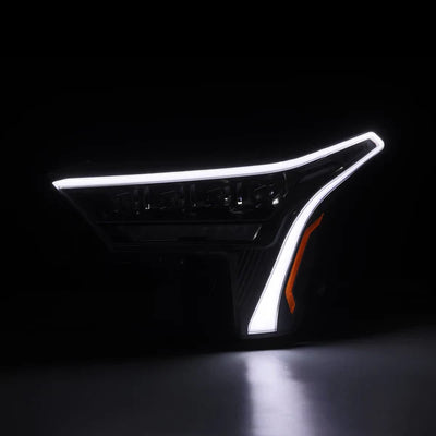 AlphaRex 22-25 Toyota Tundra/Sequoia NOVA-Series LED Projector Headlights Black