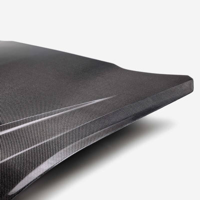 Anderson Composites 2024 Ford Mustang Type-GTD Double Sided Carbon Fiber Hood AC-HD24FDMU-GTD-DS