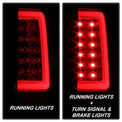 Spyder 07-13 Silverado (Will Not Work w/2010 921 Bulb)V3 Tail Lights Blk Smk ALT-YD-CS07V3-LBLED-BSM 5084095