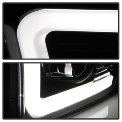 Spyder 09-16 Dodge Ram 1500 Version 2 Headlights Light Bar DRL Black PRO-YD-DR09V2-LBDRL-BK 5084811