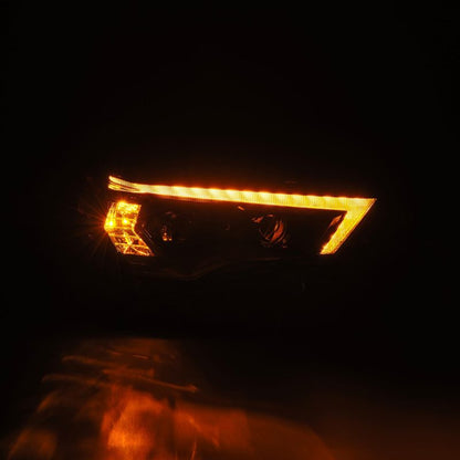 AlphaRex 14-20 Toyota 4Runner MK II PRO-Series Halogen Projector Headlights Alpha-Black