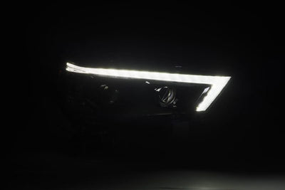 AlphaRex 14-20 Toyota 4Runner MK II PRO-Series Halogen Projector Headlights Alpha-Black