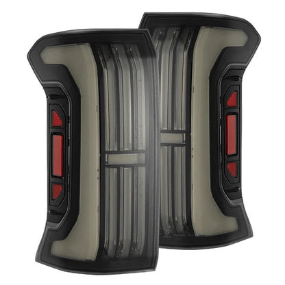 AlphaRex 24+ Toyota Tacoma NOVA-Series Prismatic LED Tail Lights Alpha-Black
