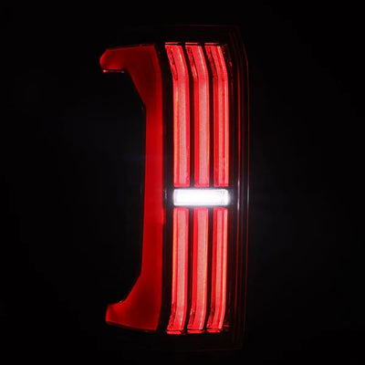 AlphaRex 24+ Toyota Tacoma NOVA-Series Prismatic LED Tail Lights Black