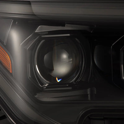 AlphaRex 24-25 Toyota Tacoma / 25-up 4Runner LUXX-Series LED Projector Headlights Alpha-Black