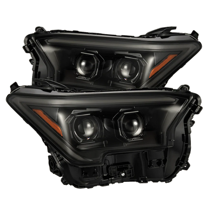 AlphaRex 24-25 Toyota Tacoma / 25-up 4Runner LUXX-Series LED Projector Headlights Alpha-Black