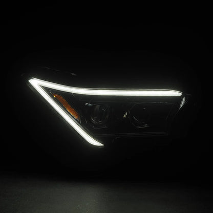 AlphaRex 24-25 Toyota Tacoma / 25-up 4Runner LUXX-Series LED Projector Headlights Alpha-Black