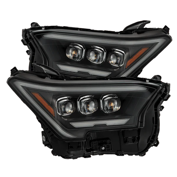 AlphaRex 24-25 Toyota Tacoma / 25-up 4Runner NOVA-Series LED Projector Headlights Black