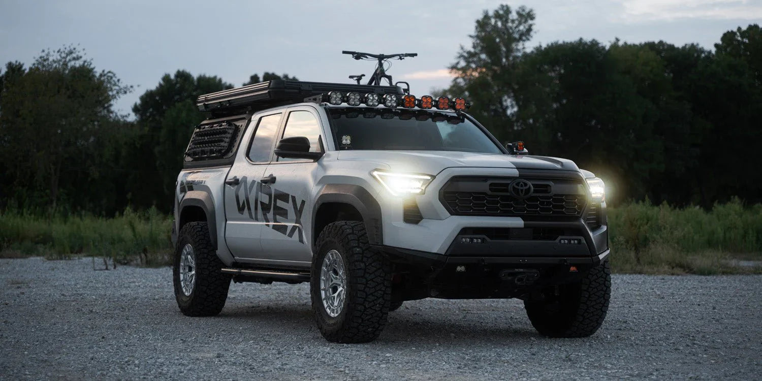 AlphaRex 24-25 Toyota Tacoma / 25-up 4Runner NOVA-Series LED Projector Headlights Black