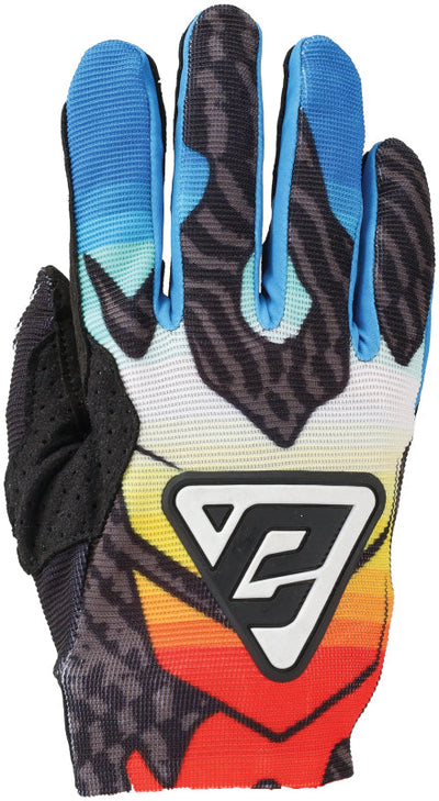Answer 24 Aerlite Drip Gloves Black/White/Rainbow - Large 442731