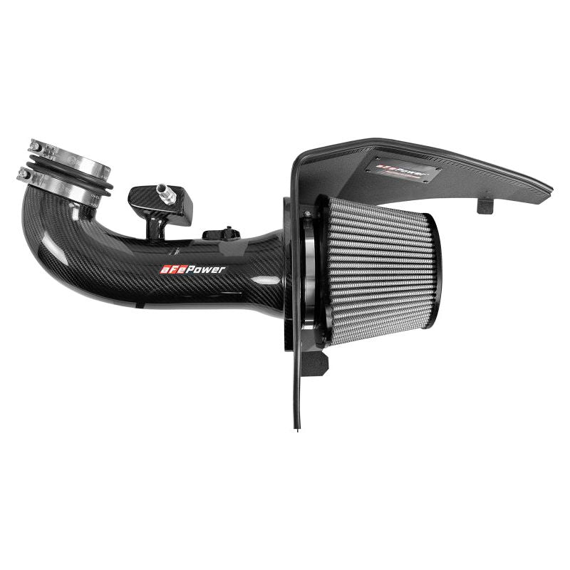 aFe 19-21 GM Trucks 5.3L/6.2L Track Series Carbon Fiber Cold Air Intake System W/ Pro Dry S Filters