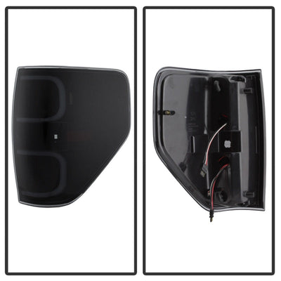 SPYDER xTune Ford F150 09-14 LED Tail Lights - Black ALT-ON-FF15009-LBLED-BSM 9038495