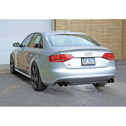 AWE Tuning Audi B8 / B8.5 S4 3.0T Track Edition Exhaust - Chrome Silver Tips (90mm)