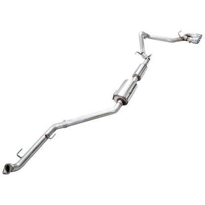 AWE Exhaust - 2024+ Toyota Tacoma Dual Chrome Silver Tips
