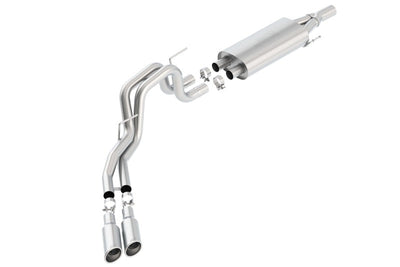 Borla 10-14 Ford F-150 SVT Raptor 6.2L-8cyl SS Catback Exhaust 140383