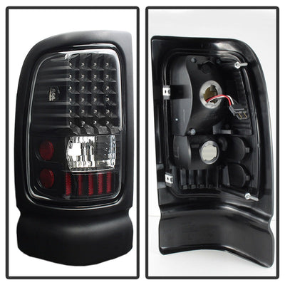 SPYDER Xtune Dodge Ram 1500 94-01 / Ram 2500/3500 94-02 LED Tail Lights Black ALT-ON-DRAM94-LED-BK 5012777