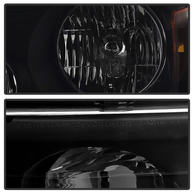 SPYDER Xtune Ford F150 04-08 Amber Crystal Headlights Black Smoked HD-JH-FF15004-AM-BSM 9030338