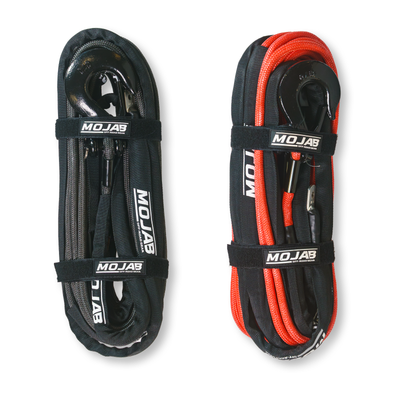 3/8'' x 85' Double Braided Winch Rope with Removeable forged winch hook