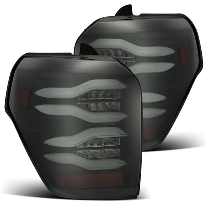 AlphaRex 10-24 Toyota 4Runner PRO-Series LED Tail Lights Jet Black